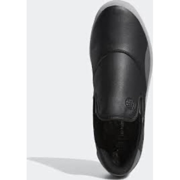 adidas Other - Adidas Golf Shoes Men's Slip On Black Leather End Plastic Waste Size 9.5